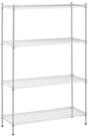 Royal Catering Standregal Metallregal 1.000 kg Gitterregal 120 x 45 x 180 cm