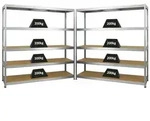 PROREGAL&reg; Schwerlastregal MegaDeal Garagenregal Kellerregal Steckregal...
