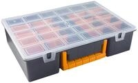 vidaXL Werkzeugbox Sortimentskoffer 2 Stk. Abnehmbare Trennw&auml;nde 360x250x85 mm...
