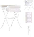 Chipolino Babybadewanne Babywanne Wickeltisch Aqua, Aqua Zubeh&ouml;rfach klappbar