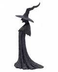 Horror-Shop Dekofigur Schwarze Waldhexe Talyse als Fantasy Figur 30cm