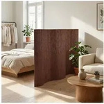Homestyle4u Paravent Raumteiler Trennwand Bambus Sichtschutz Holz 145x200...