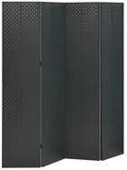 vidaXL Raumteiler 4-tlg. Raumteiler Anthrazit 160x180 cm Stahl, 1-tlg. grau