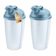 WESTMARK Dressing Shaker Mixery 2er Set blau, 0.5 l, PP, PE, (Set, 2-tlg)
