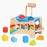 goki Hammerbank Hammerbank mit Xylophon und Sortierfunktion, (packung, 12-tlg.,...