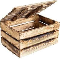Creative Deco Aufbewahrungsbox Holztruhe Holzkiste mit Deckel Spielzeugkiste...