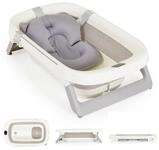 Cangaroo Babybadewanne, faltbar, eingebauter Thermometer, Badekissen