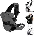 Moni Babytrage Babytrage Carry go 2 in 1, Bauch- und H&uuml;fttrage von 3 Monaten...