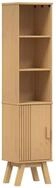 vidaXL Badezimmer-Set Badezimmerschrank mit Regal Olden Braun 35 x 30 x 159 cm,