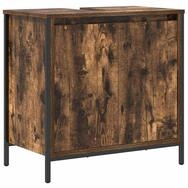 vidaXL Badezimmerspiegelschrank Waschbeckenunterschrank R&auml;uchereiche...