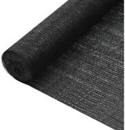 vidaXL Blende Zaunblende Schwarz 1,2x10 m HDPE 75 g/m&sup2;