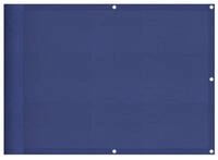 vidaXL Balkonsichtschutz Balkonabdeckung Blau 75x700 cm 100 % Polyester-Oxford