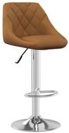 vidaXL Barhocker, Sitzhocker Braun Samt