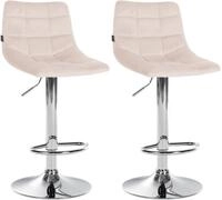 CLP Jerry Samt (Set, 2 St., 2er), h&ouml;henverstellbarer und drehbar