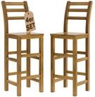 Casaria Barhocker, Holz Lehne Outdoor 75cm Sitzh&ouml;he Akazie 150kg Belastbarkeit