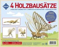 Pebaro 3D-Puzzle Holzbausatz Tier-Set, 860, 94 Puzzleteile