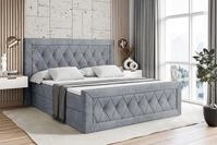 ALTDECOR Boxbett NOEL-Z (Multipocket-Matratze H4, H3 Matratze Bonellfederung,...