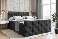ALTDECOR Boxspringbett ZAFIRA KING (mit Matratze und Lattenrost Topper...