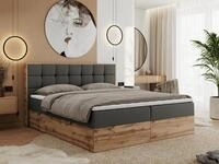 MKS M&Ouml;BEL Boxspringbett ALBERO 1 (Set, Packung, Topper T25/Visco, Stauraum,