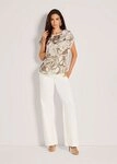 MADELEINE Kurzarmshirt Florales Print-Shirt aus Viskose, Kurzarm Sommerliches