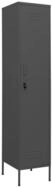 vidaXL F&auml;cherschrank Schlie&szlig;fachschrank Anthrazit 35x46x180 cm Stahl (1-St)