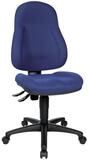 TOPSTAR Drehstuhl B&uuml;rodrehstuhl Wellpoint 10 ohne Armlehnen - blau ohne...