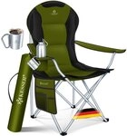 KESSER Campingstuhl, faltbarer Klappstuhl bis150kg belastbar Angelstuhl...