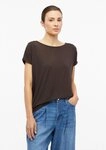 s.Oliver Kurzarmshirt T-Shirt Flie&szlig;endes Jersey-Shirt mit &uuml;berschnittenen...