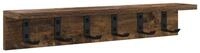 vidaXL Garderoben-Set 60 x 105 x 105 cm Garderobe Kleiderhaken Regal mit Ablage