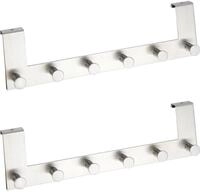 WENKO Hakenleiste Celano, (Set), BxTxH je: 39x5,5x11 cm, 2 St&uuml;ck