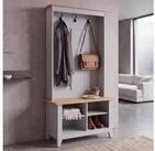 MCW Garderobe MCW-P28, Inklusive vier Stauf&auml;cher f&uuml;r Schuhe