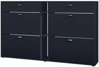 Vladon Schuhschrank Today (Schuhkipper f&uuml;r 24 Paar Schuhe mit 4 Klappen, 2