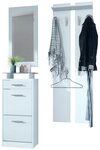Vladon Garderoben-Set Loret V2, (Garderobe Set bestehend aus 1 Schuhschrank, 1