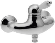 Sapho Duscharmatur KIRK&Eacute; WHITE Duscharmatur, wei&szlig;er Hebel, Chrom Sapho-KI11BC