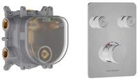 CHRIS BERGEN Brausethermostat Aquatronic Unterputz Duschthermostat f&uuml;r zwei