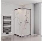 Schulte Eckdusche Sunny verstellbar 75-90 cm 180 cm H&ouml;he, BxT: 90x90 cm,