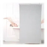 relaxdays Duschrollo Gemustertes Duschrollo Breite 140 cm, 140x240cm wei&szlig; 140...