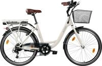 LLobe E-Bike Cityrad City E-Bike 26" Mando beige, 6 Gang Shimano Tourney...