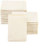 ZOLLNER Waschlappen, (20-St), 16 x 22 cm, 80% Baumwolle, 20% Polyester