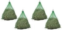 vidaXL Futterspender Heunetze 4 Stk. Rund 1x1 m PP