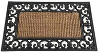 Siena Garden Fu&szlig;matte Gummimatte Gazelle 45x75cm schwarz Schmutzfangmatte Matte