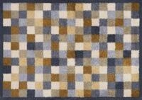 Turtle Mat Fu&szlig;matte und L&auml;ufer Neutral Squares, rechteckig, H&ouml;he: 9 mm