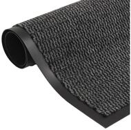 vidaXL Fu&szlig;matte Fu&szlig;matte getuftet 60x150 cm Anthrazit, Rechteckig, H&ouml;he:...
