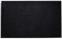 vidaXL Fu&szlig;matte T&uuml;rmatte Schwarz 90 x 60 cm PVC, Rechteckig