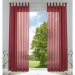 Gardinenbox Gardine (2 St), Schlaufen, transparent, Voile, Transparent Vorhang...