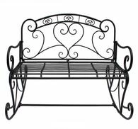 Spetebo Gartenbank Schaukelbank - 110 x 101 x 94 cm (St&uuml;ck, 1-St., Outdoor...