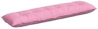 vidaXL R&uuml;ckenkissen R&uuml;ckenkissen Rosa 180 x 19 x 50 cm Stoff, 1-tlg.