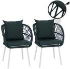MCW Gartenstuhl MCW-Q38 (2er), Hohe Stoffqualit&auml;t 180 g/m&sup2;, Bezug waschbar bei