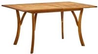 vidaXL Gartentisch Gartentisch 150x90x75 cm Massivholz (1-St)