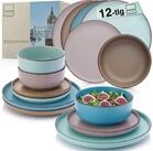 S&Auml;NGER Geschirr-Set Bombay (12-tlg), 4 Personen, Steingut, Bombay Meeresboden,